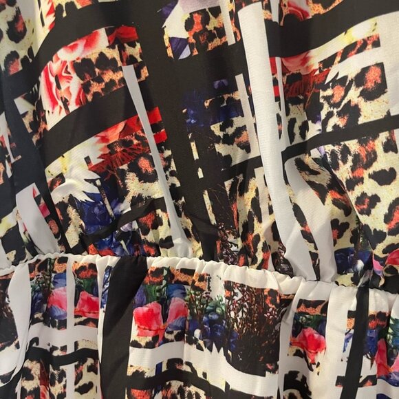 Amanda U mixed print dress - Picture 3 of 5